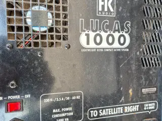 HK Audio Lucas 1000 Sub aktiv bundkasse