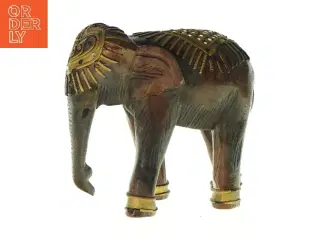 Dekorativ elefantfigur (str. LBH: 22x10x18cm)
