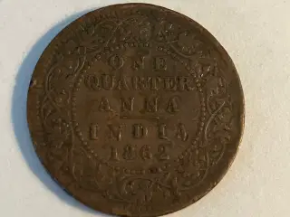 One Quarter Anna India 1862
