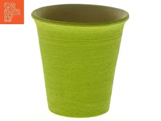 Grøn Keramik Urtepotteskjuler (str. 10 x 11 cm)