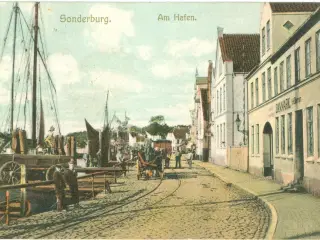 Sønderborg 1908. Sønder Havnegade