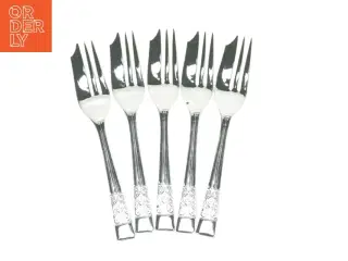 Sæt af 5 kagegafler (str. 5 styk. 14 cm)