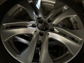 Alufælge med vinter dæk 5x112 et 48