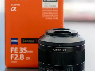 Sonnar T* FE 35 mm F2,8 ZA