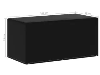 Havemøbelovertræk 6 snørehuller 160x80x75 cm