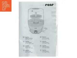 Reer VapoMax Dampsterilisator fra Reer (str. 26 cm)