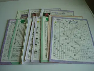 Løse sider med kryds og tværs / krydsord