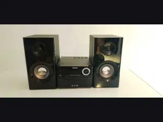 Kompakt stereoanlæg med cd, radio og bluetooth 