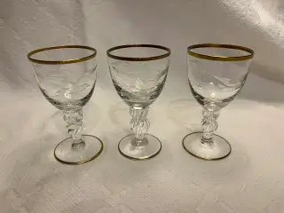 Portvinsglas i Mågeglas