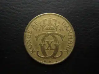 2 kroner 1936 detaljeret eksemplar