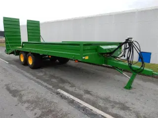 Tinaz 12 tons maskintrailer med 30 cm sider