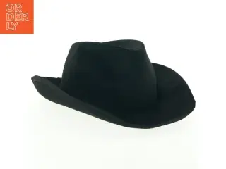 Sort cowboyhat (str. Ø 35. cm)
