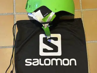 Salomon grøn skihjelm