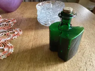 Holmegård flaske og 6 Isasietter 