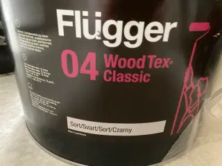 Købes: Flugger oliebaseret Wood Tex 04 sort