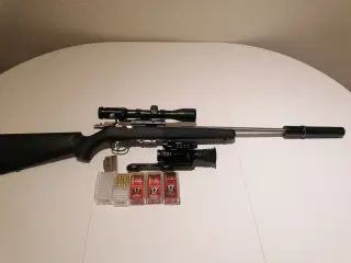 Marlin XT 17 HMR Rustfri/Syntetisk