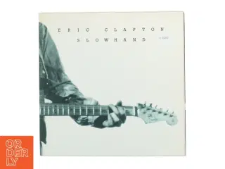 Eric Clapton - Slowhand LP fra RSO Records (str. 31 x 31 cm)