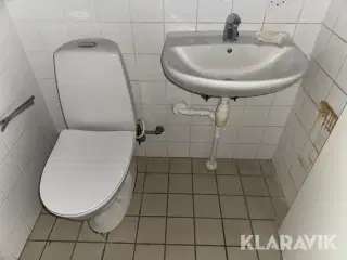 Lot med håndvaske og toiletter
