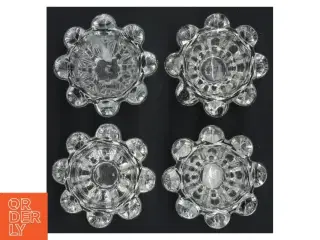 Glas fyrfadsstager (str. 5 cm)