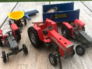 BRITAINS...3 MASSEY FERGUSON og REDSKABER