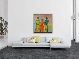 Akryl maleri str. 100 _ 100