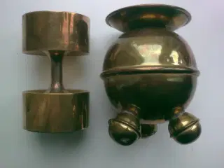 Gammel bulet julestage i Messing eller NY design