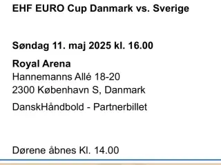 4 adgange til EHF Euro cup Danmark