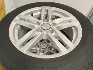 Vinterdæk på alufælge 