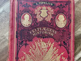 Felttogets Historier Bog Rød Guldtryk