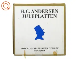 Tallerken H.C.Andersen juleplatten 1980 fra Desire (str. 19 cm)