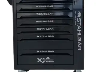 Stahlbär værktøjsvogn med 7 skuffer med værktøj