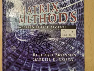 Matrix Methods Applied Linear Algebra, Third Editi