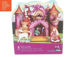 Gulvpuslespil, Prinsesseslot fra Crocodile Creek (str. 50 x 66 cm)