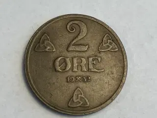 2 Øre 1932 Norge