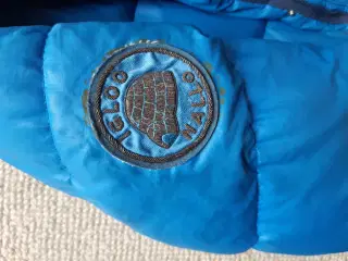 Dunjakke Fjällräven vintage blå str 44-46