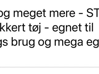 Lækkert lot tøj - velegnet til at trykke på 
