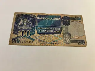 100 Shilingi 1987 Uganda