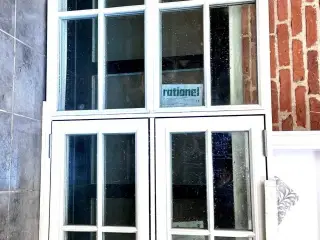 Vinduesparti med sprosser