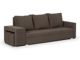 3-per. sofa med sovefunktion DOTEKS-2 Brun