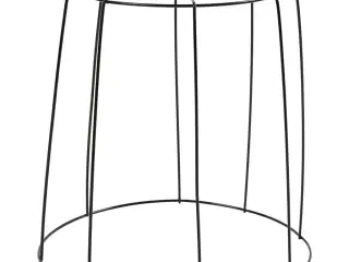 Elegant Sort Lampeskærm i Metal - 20 cm Høj