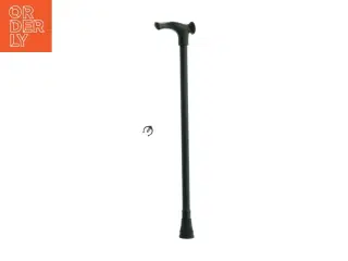 Sort solid justerbar stok (str. 71 til 94 cm)