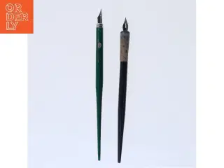 Vintage fyldepenne med nib (str. 20 cm)