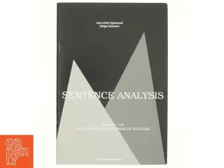 Sentence analysis : chapter 1 of A contrastive grammar of English (Bog)