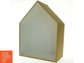 3 styk Husformet hylde (str. 47 cm. og. 43 cm. og. 37 cm)