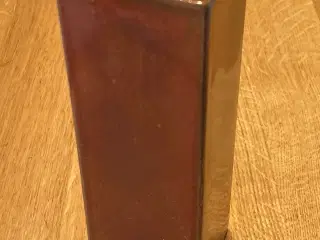 Glaceret vase i stentøj/porcelæn