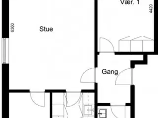 80 m2 lejlighed i Skive