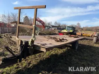 Landbrugsvogn med hydraulisk vogn bremse