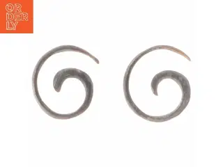 Spiralformede øreringe (str. Ø 2 cm)
