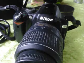 Nikon D60 M/Rem + Batteri