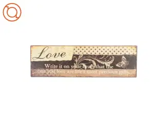 Metal skilt (str. LB:51x15cm)